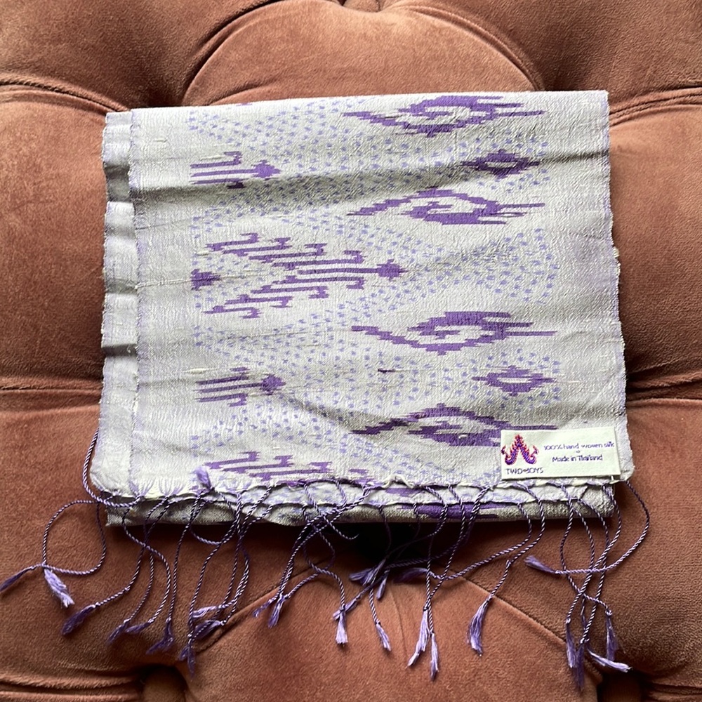 Hand Woven Silk Scarf
